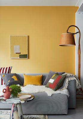 Yellow-Pink Wohnzimmer